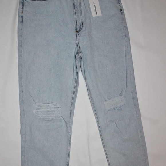 WE WORE WHAT HIGH RISE CURVY CROP JEANS - Picture 3 of 5